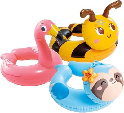 Zwemring voor Kinderen en Volwassenen, Opblaasbare Zwemring voor Zomerplezier, Duurzaam Zwemaccessoire voor Zwembadfeest en Wateractiviteiten