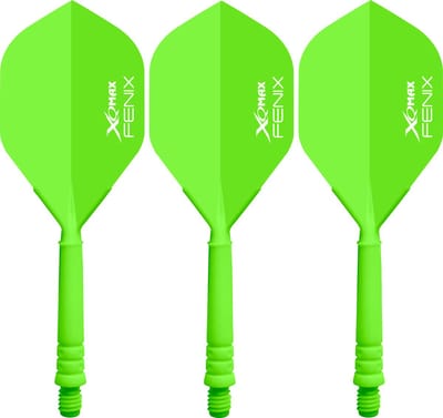 XQ Max Fenix Bar Flights Green Standard - Dart Flights