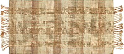 BERISSA - Modern vloerkleed - Lichtbeige - 80 x 150 cm - Jute