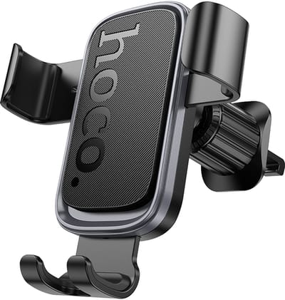 Hoco Auto Telefoonhouder voor Luchtrooster met Automatische Sluiting - Ventilatierooster Clip Houder met Gravity Lock Technologie - Handsfree Navigatie - 360° Draaibaar