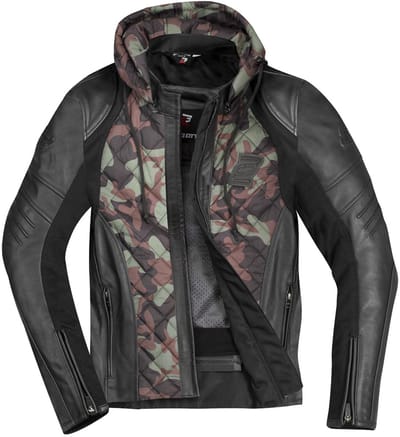 Bogotto Radic Leren / Textiele Motorjas Groen - Jas