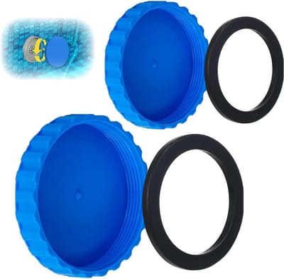 Set van 2 winterafsluitingen voor zwembaden, vorstbestendige en dichte winterkappen, ideaal voor Intex en Bestway zwembaden, eenvoudig te installeren en te gebruiken