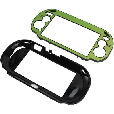 Harde Beschermhoes voor PS Vita 1000 Perfecte Pasvorm Vervanging Aluminiumlegering Beschermhoes Hard voor PSV 1000 Gameconsole Green