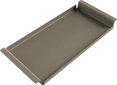 Steellish Dienblad Rechthoek - Tray - Aluminim - Taupe - 61 x 29x 5 cm