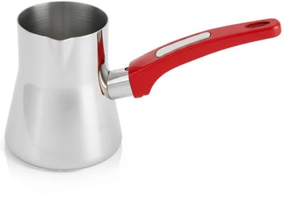 Orion 330ml Roestvrij Staal Turkse Koffiepot met Ergonomisch Handvat