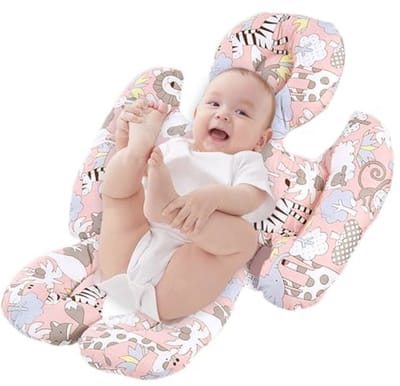 Baby Autozitje Inlegkussen met Hoofdsteun voor Pasgeborenen - Veilig en Comfortabel