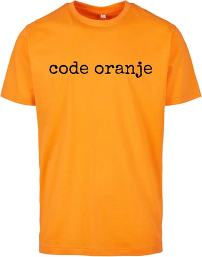 T-shirt oranje XL - Code oranje - soBAD.| Oranje shirt dames | Oranje shirt heren | Oranje | EK 2024 | Voetbal | Nederland