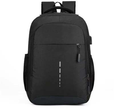 Zakelijke Laptop Rugzak 15 Inch – Grote Capaciteit Rugtas voor Werk & School – Waterafstotende Reisrugzak van Duurzame Oxford Stof – Unisex Studenten & Dagrugzak-Zwart