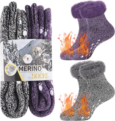Thermal Socks for Women - Ultra Warm Thick Socks (Size 37-42)