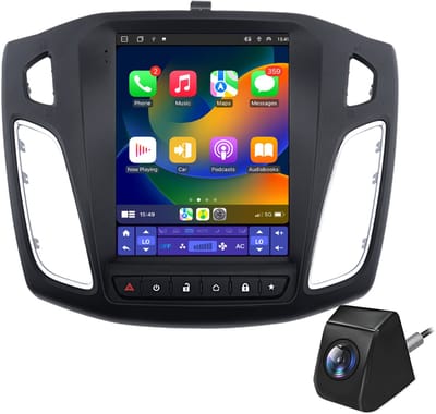 Cestovet Autoradio - Geschikt voor Ford Focus 2012 t/m 2017 - Apple Carplay & Android Auto (Draadloos) - Android 15 - 4+64GB - 9,7" HD Touchscreen - Navigatiesysteem - Achteruitrijcamera