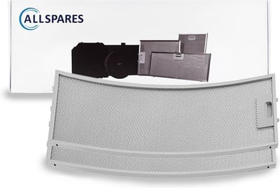 AllSpares Metaalfilter voor afzuigkappen geschikt voor Neff 00357623/357623 (548x185x9mm)