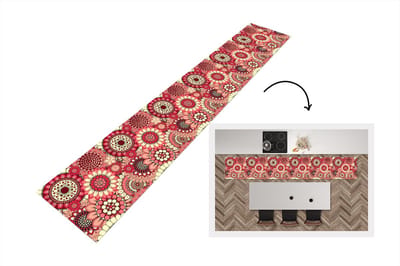Keukenloper 300x50 cm - Keukenmat vinyl Bloem - Mandala - Retro - Patroon - Keukenmatten loper - Keuken vloerkleed tapijt