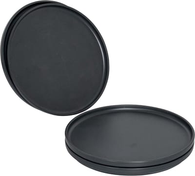 Bo-Camp - Industrial - Ontbijtbord - Patom - 4 Stuks - Antraciet