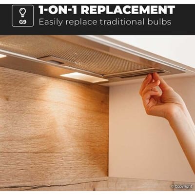 HOFTRONIC G9 LED Lamp - 3 Watt 300 lumen - 2700K Warm wit - 230V - Vervangt 30 Watt - T4 halogeen