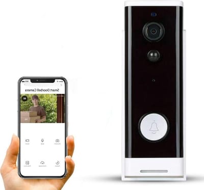Slimme Deurbel Camera - Video Deurbel - Beveiliging Thuis - Twee-weg Audio - 1080P HD - Zwart