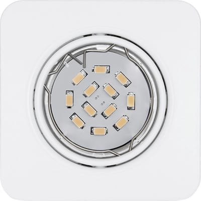 EGLO Peneto - Inbouwspotje - LED - 87X87mm. - Wit - Richtbaar