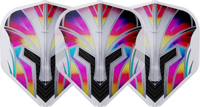 L-Style EZ L1 Prime Series Blue Clear White - Dart Flights