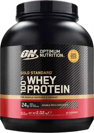 Optimum Nutrition Gold Standard 100% Whey Eiwitpoeder Double Rich Chocolate 2,015 kg (65 porties)