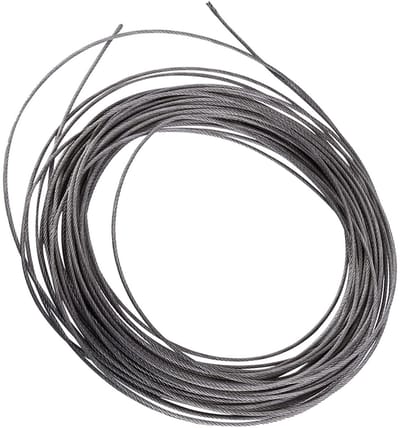 Bowdenkabel van 1.5 mm dikte voor Commercieel Industrieel Militair gebruik - 15 meter - 7x7 Strengen - Duurzaam Constructie Touw