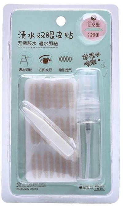 Dailygoody - Onzichtbare dubbele ooglidstickers - Ooglift tape - Waterdicht en natuurlijk - Sluiplid tape - Geschikt voor dames - 40 stuks