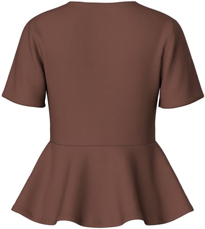 PIECES - PCALISA SS PEPLUM TOP JRS NOOS BC - Meisjes - Blouses