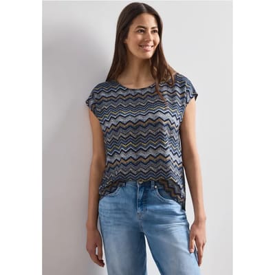 Blouse met ronde hals