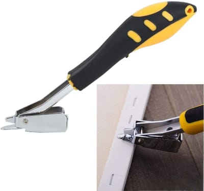 1 stuk - Handmatige spijkertrekker - Verdikt, robuust en duurzaam - Spijkerverwijderingsgereedschap - 18*3 cm - Voor dagelijkse montage en demontage van hang- en sluitwerk thuis, op kantoor of op school - Zwart en geel