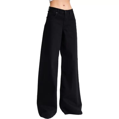 It's Basic - Palazzo Mid Rise Jeans