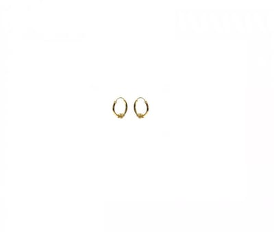 Bijoutheek Bali hoop Oorringen 12GD-8 Gold