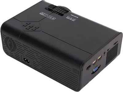 Draagbare Projector - Mini Beamer - Thuisbioscoop Creëren - Ingebouwde Stereo Geluid - Tot 100 Inch - Zwart