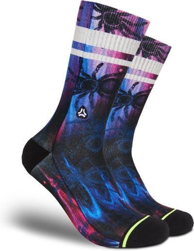 FLINCK Sportsokken - Arachnophobia - Maat 42-44 - Unisex - Heren Sokken - Dames Sokken - Naadloze sokken - Crossfit Sokken - Hardloop Sokken - Fitness Sokken - Fietssokken