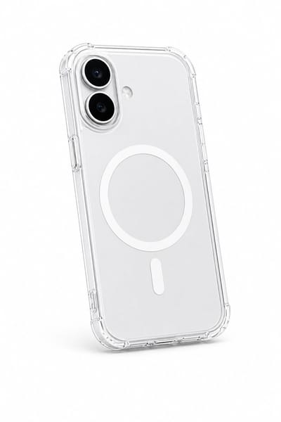 Hoesje geschikt voor iPhone 17 - Magsafe Hoesje Transparant - Magnetisch Magsafe Hoesje - 1x Gratis - Glass Screenprotector