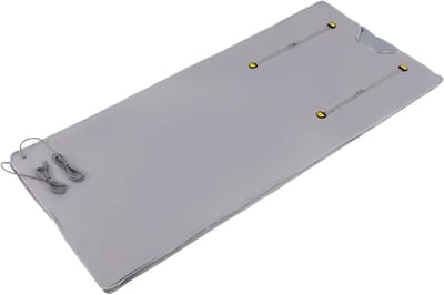 Sauna Deken - Verwarming Deken - Ontspanning Thuis - Twee Zones Temperatuur - 180x80 cm - Zilver