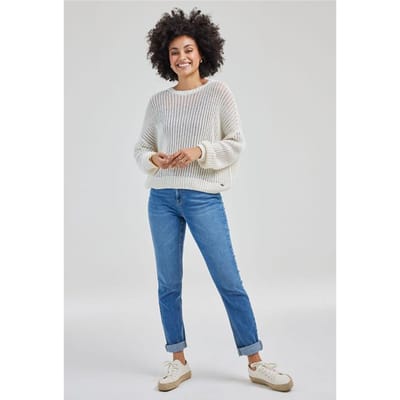 DIDI Dames Denim pants Liv slim fit Denim mid blue maat 46