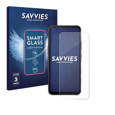 3 Stuks Savvies Screenprotector - geschikt voor Samsung Galaxy XCover 7 / 7 Pro - beschermfolie glas transparant