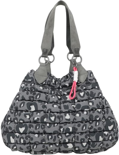 Fritzi aus Preußen schoudertas Izzy Medium Limited Leo Bubble Shoulder Bag Soft Anthra grijs