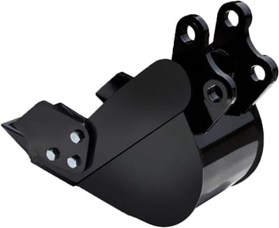 Mini Graafbak - Compacte Bak - Kleine Bouwwerkzaamheden - Duurzame Constructie - 787 Inch - Zwart