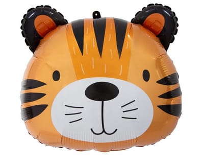 Tijger Folieballon (Schattig Tijgergezichtje) 41 cm