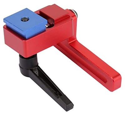 Dailygoods- Geleiderail Stopper voor 30 mm T-Rails - Aluminiumlegering - Ergonomisch Ontwerp - Houtbewerking - Verstekrailstop - Lange Levensduur - Verstekstop