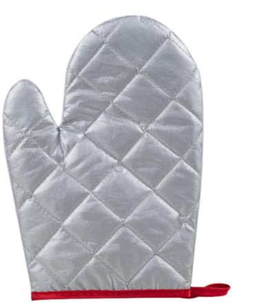 Stoomkoker handschoenen - Strijk handschoenen - Kleding stomen - Drielaagse isolatie - 23 x 13 cm - Zilver