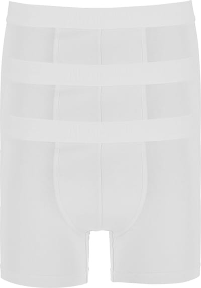 ALAN RED Colin boxers (3-pack) - heren boxers normale lengte - wit