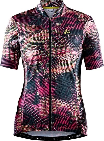 Craft Hale Graphic Jersey W Sportshirt Dames - Fame/Venom