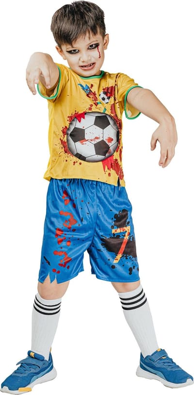 Vegaoo - Zombiekostuum voetballer voor kinderen