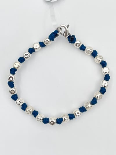 Spadarella Gioielli - SPBR349- Armband - 925 Zilver - 6mm - Tropical blue 816 - 19 Cm