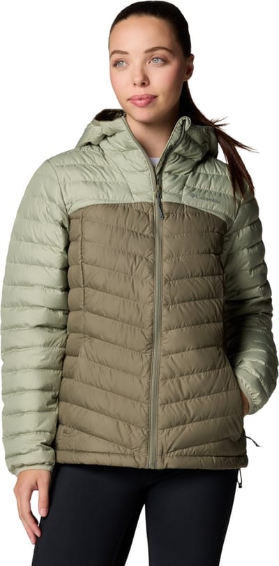 Columbia Westridge Hooded Down Jacket, Vrouwen, Groen, Jasje, maat: L