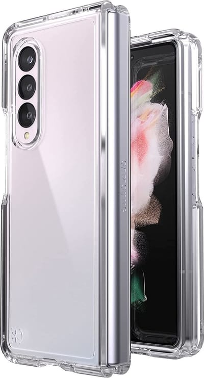 Hoesje Geschikt Voor Samsung Galaxy Z Fold 3 Hoesje Siliconen Shockproof - Hoesje Geschikt Voor Samsung Galaxy Z Fold 3 Transparant Shockproof cover - Hoesje Geschikt Voor Samsung Galaxy Z Fold 3 Case Anti Shock hoesje