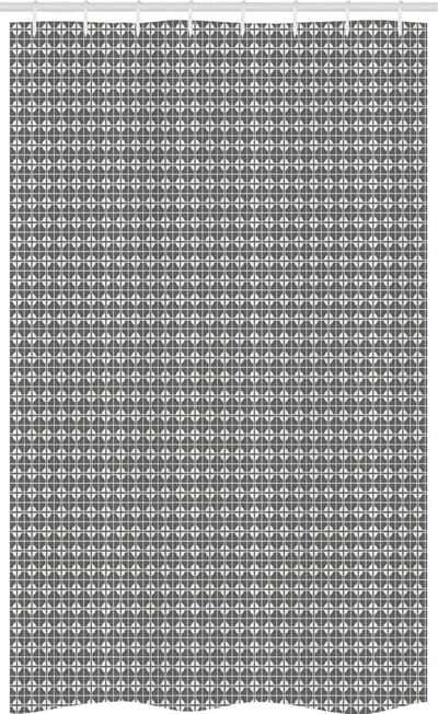 ABAKUHAUS Abstrakt – douchegordijn 120x180 cm – Grijs Off-White