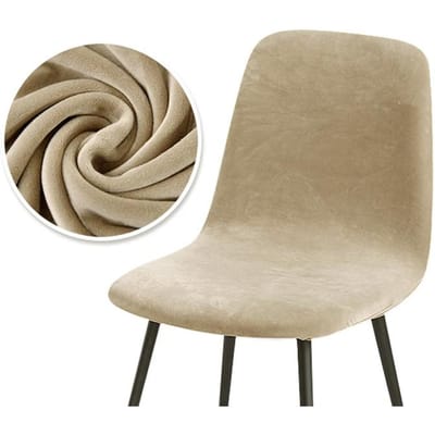 Hogere kwaliteit fluwelen stoelhoes 1/2/4/6 stuks rekbare stoelhoes voor eetkamer 2 soorten stoffen stoelhoes voor thuis 2 Pieces