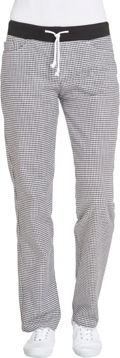 Leiber Dameskookbroek 08/7221/25 zwart/wit