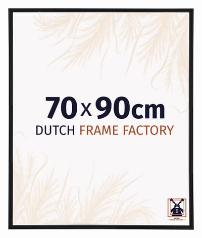 Fotolijst 70x90 cm - Kunststof - Zwart Mat - Angers